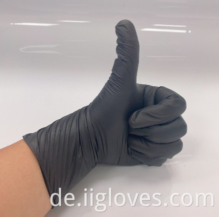 Nitrilhandschuhe Einweg 5 mil beschichtete Sicherheitsarbeit Handschuh Medizinischer Nicht steriler Hersteller dispisalfrei